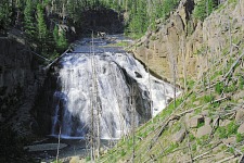 Small waterfall.