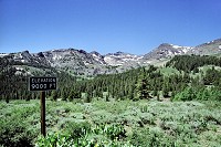 Krajina Sierra Nevada v oblasti Sonorského průsmyku