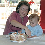 Lucas's first birthday