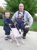 Sid with kids roll out into the wilderness