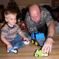 This year, motorbikes on a trailer had won as the best present