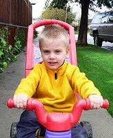 A tricycle driver