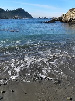 Pláž na Point Lobos