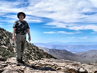 A view to the Wildrose Canyon