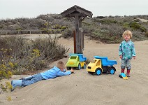 Na první duně v Moss Landing