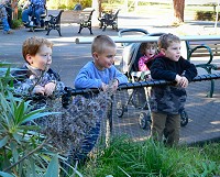 Left to right: James, Tom, Lisa, Michael