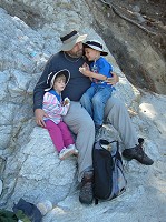 Sid with kids at Point Lobos