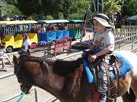 Tommy on a pony