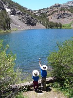 Throwing rocks