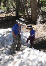 Snow at Virginia Lake