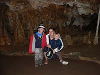 Family in the cave