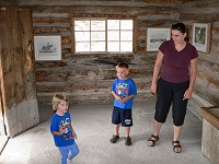 Historic cabin at Lehman Caves