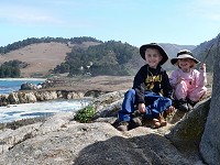 Kids at Granite Point, Point Lobos