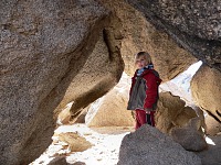 In a cave