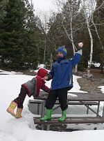 Snow fight