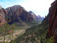 Valley below Angels Landing