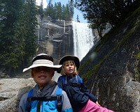 Kids at Vernal Falls