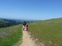 With granny on Borel Hill.