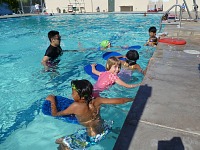 Traditionally, the kids joined a swimming class.