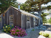 Whaling mini-museum at Point Lobos.