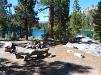 We could not stay at this beautiful campsite, for it was horribly windy there.