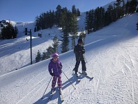 Skiing is always more fun with friends.