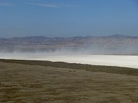 A cold front had caught up with us at Soda Lake.