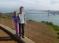 San Francisco from the northern end of the Golden Gate.