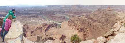 Panorama z Dead Horse Point.