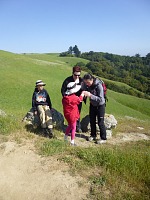 Visitors were bound to admire lady bugs on Borel Hill.