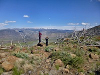 On a hill above Walker.