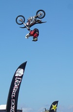 Bikers of the Metal Muliša group at Salinas Air Show.