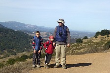 A portion of the Silicon Valley could be seen from the top of the hills.