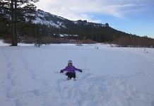 Rolling in the snow, without athletic achievements, is also necessary.