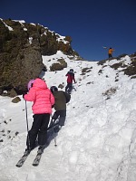 Martin took us through hell and back; you even have to take off your skis at Sisters