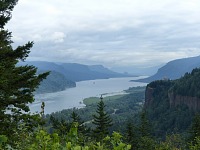 A view to the Columbia River Gorge