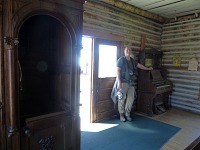 Hippo in the historic church, Butte, Montana.