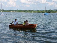 IT crowd on the lake.