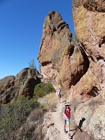 Under a rocky tooth.