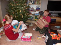 There were presents under the tree as well.