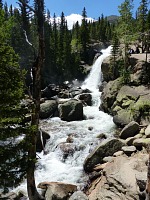 ALberta Falls in Rocky Mountains National Park.