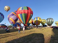 Friday's mass ascent at the Great Reno Ballon Race.