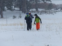 Cross country skiing in Hope Valley.