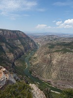 Looking westward, Harpers Corner, Colorado.