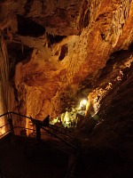 Mercer cavern is mostly vertical.