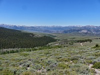 A view of eastern slopes of Sierra Nevada.
