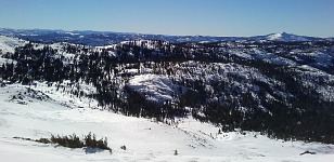 A view from Kirkwood ridge to the west.