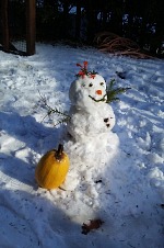 A snowman at the lattitude of North Africa.