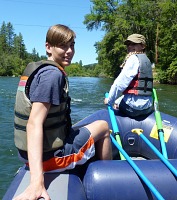 Front paddlers did not expend much effort.