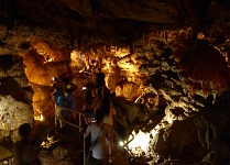 Caverns were at refreshing seventy degrees.